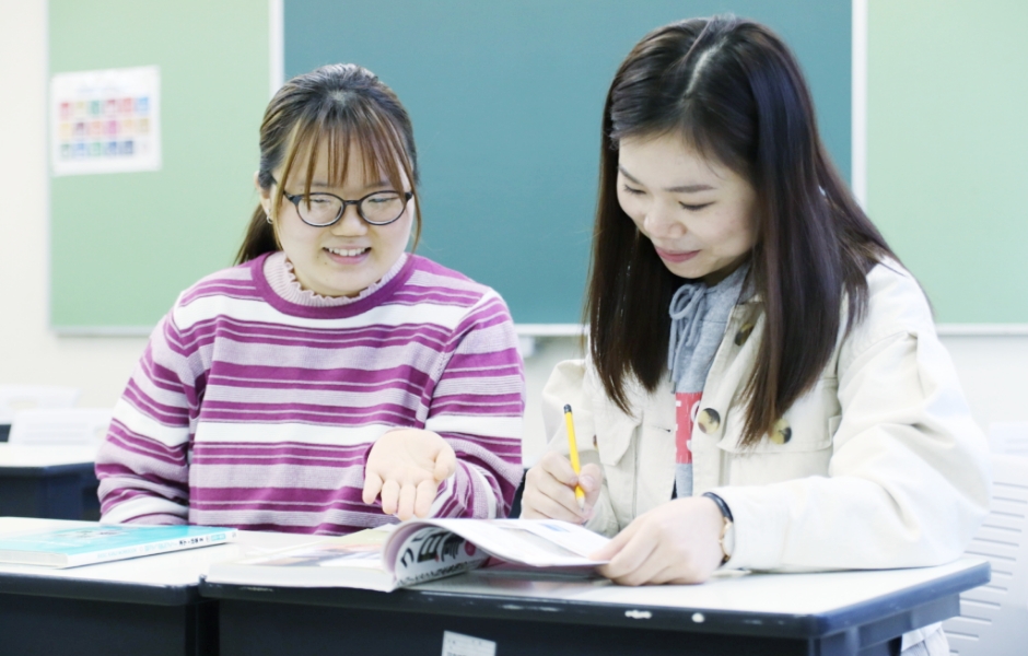 日本語学習の様子