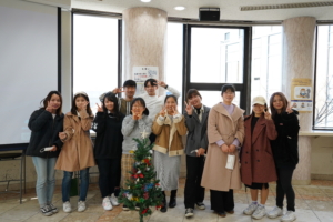 バディ制度（留学生×日本人学生）でクリスマスパーティーを開催しました！