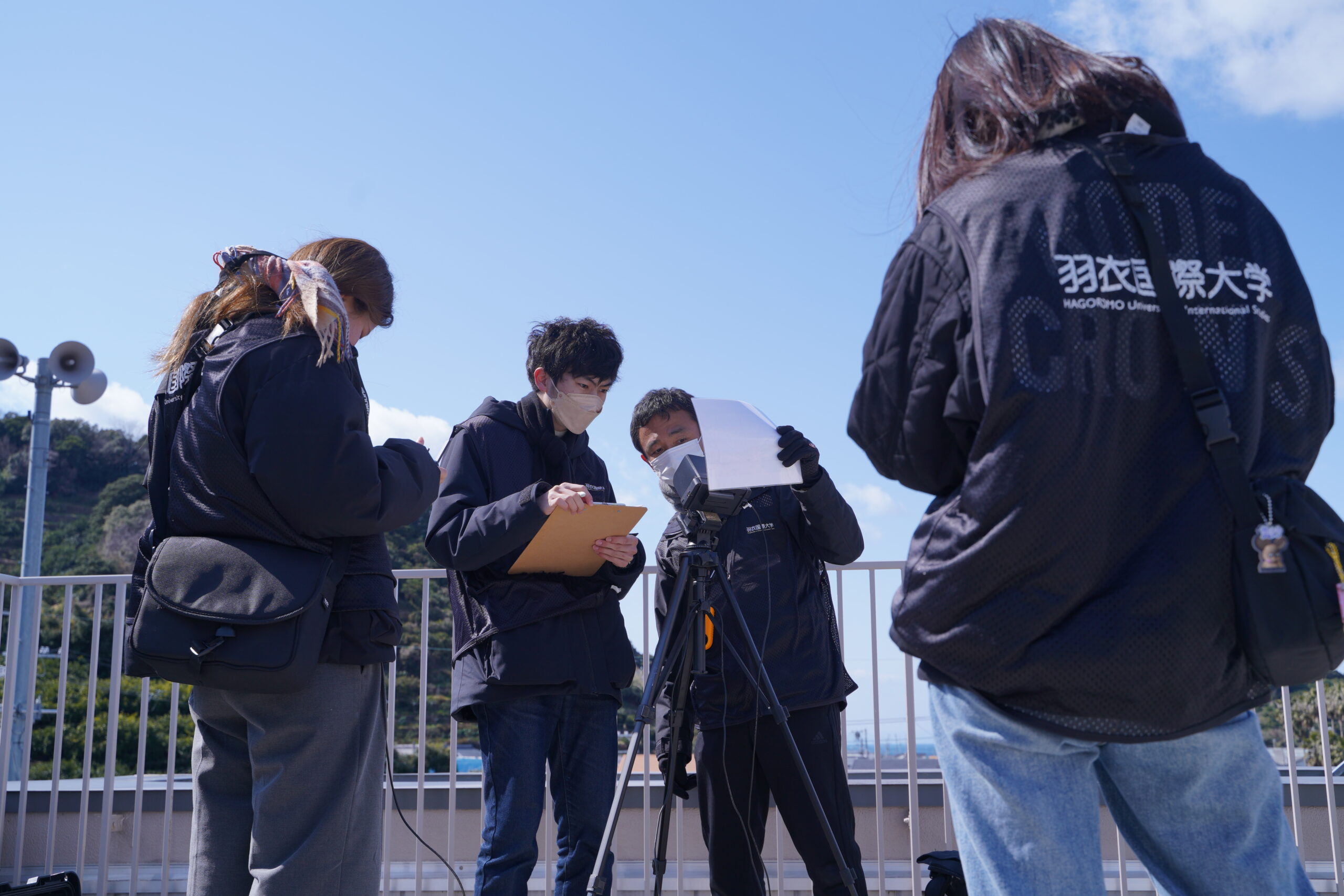 大学のふるさと事業 羽衣国際大学×湯浅町 防災連携活動事業「電波調査」を実施しました!