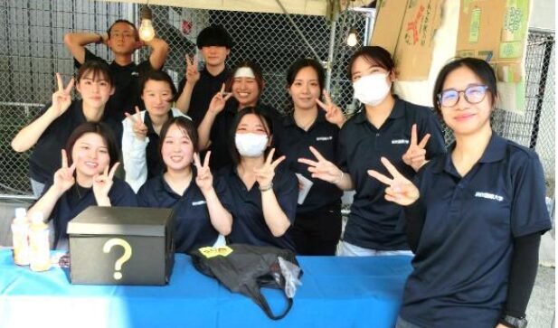 羽衣七夕まつりに本学の学生が参加しました。
